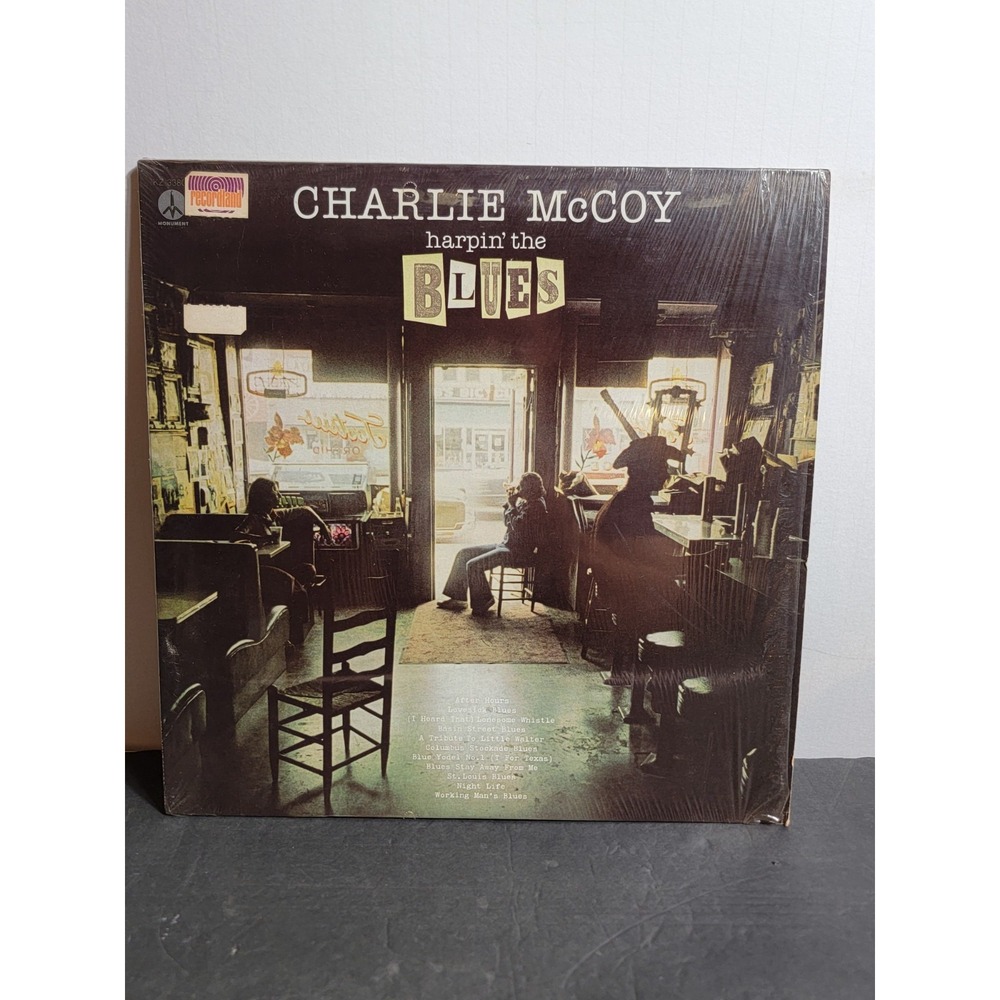 Charlie McCoy Harpin' the Blues 1975 Vinyl Record Album KZ 33802 Country Blues